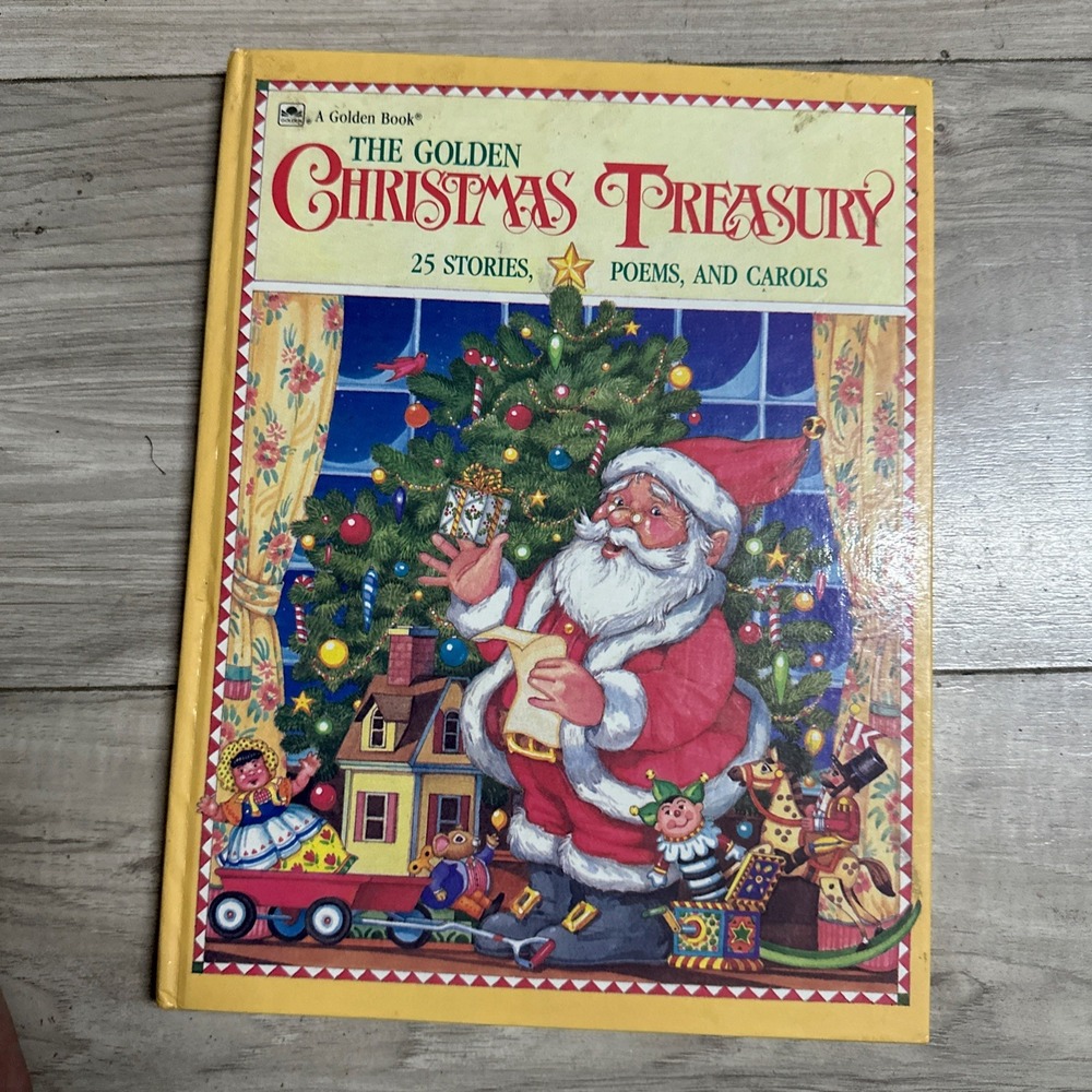 The Golden Christmas Treasury A Golden Book by Rick Bunsen Hardcover 1986